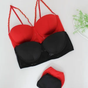 ست شورت و سوتین اسفنجی هارنس دار