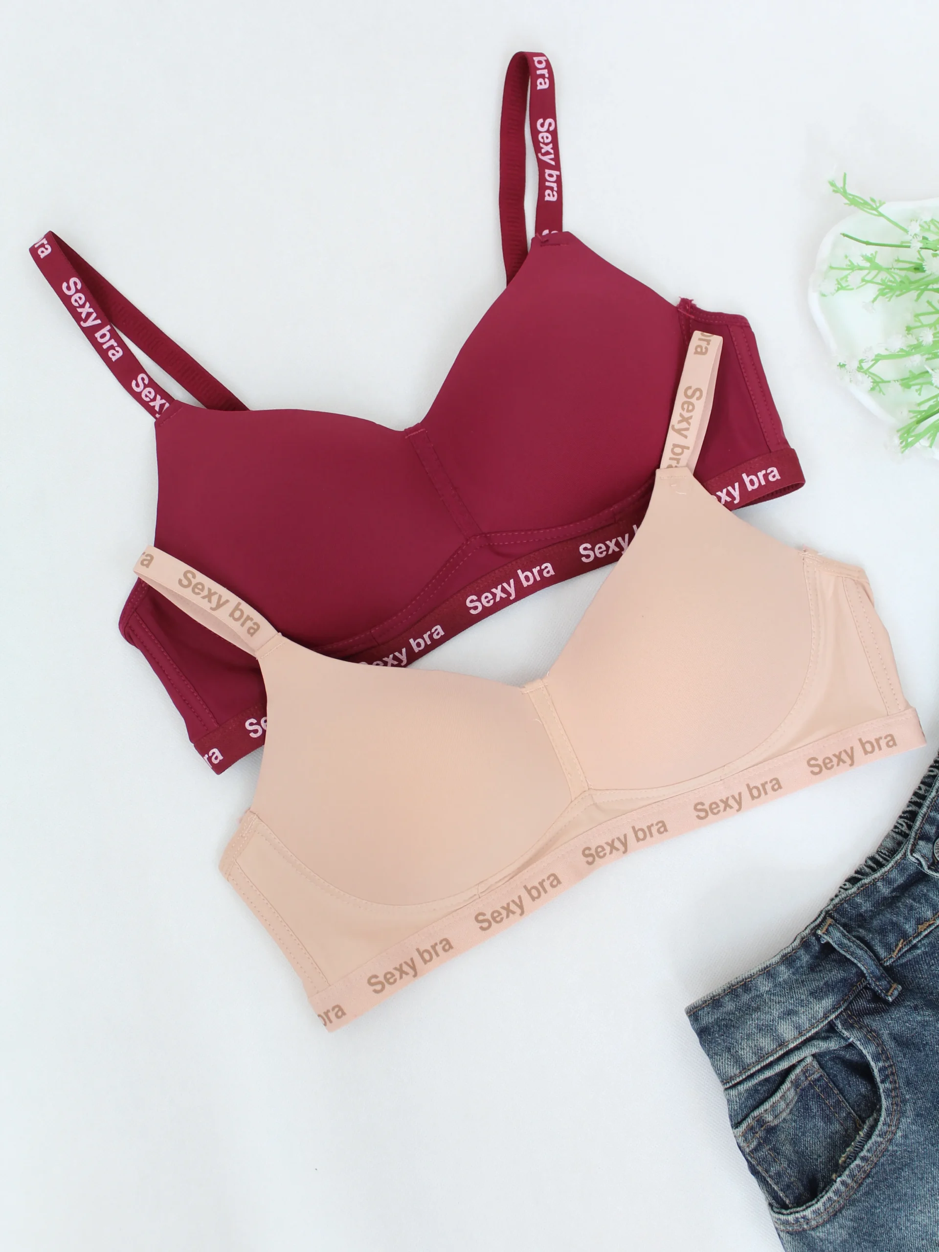 سوتین تک اسفنجی بدون فنر